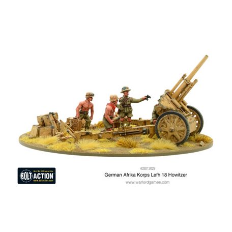 Bolt Action - Afrika Korps LeFH 18 10,5cm Medium Artillery - EN-403012029