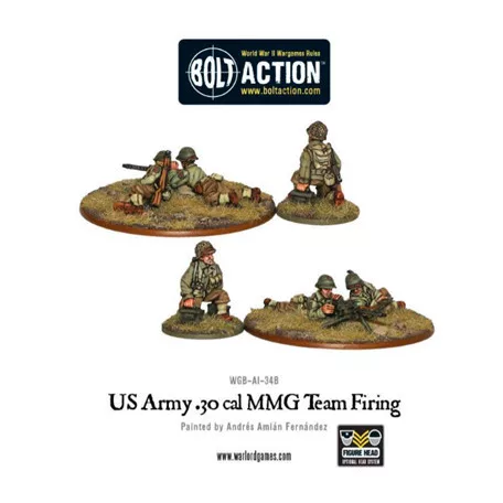 Bolt Action - US Army 30 Cal MMG team firing - EN-WGB-AI-34