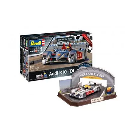 Revell: Geschenkset Audi R10 TDI LeMans + 3D Puzzle (1:24)-05682