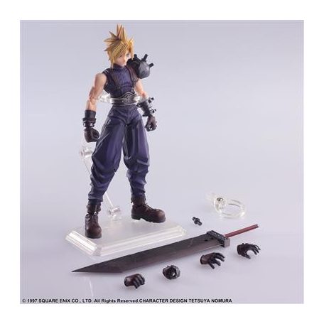 Final Fantasy VII Bring Arts Action Figure - Cloud Strife-XFF07ZZ329