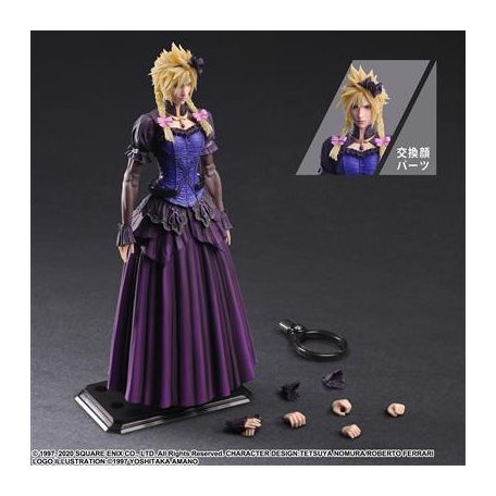 Final Fantasy VII Remake Play Arts Kai Action Figure - Cloud Strife Dress Ver.-XFF07ZZ332