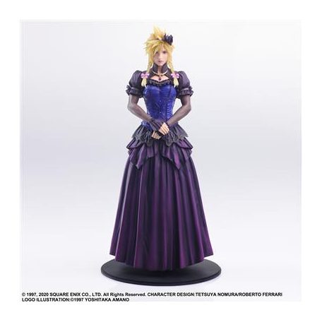 Final Fantasy VII Remake Static Arts - Cloud Strife Dress Ver.-XFF07ZZ331
