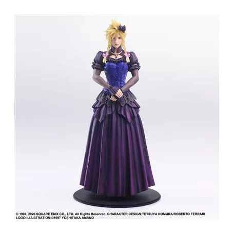 Final Fantasy VII Remake Static Arts - Cloud Strife Dress Ver.-XFF07ZZ331