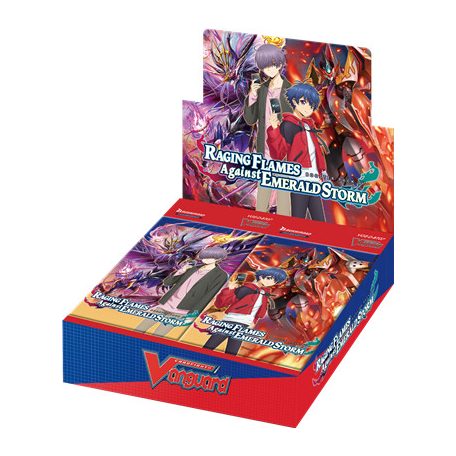 Cardfight!! Vanguard will+Dress - Raging Flames Against Emerald Storm Booster Displ. (16 Packs) - EN-VGE-D-BT07