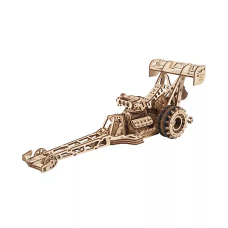 Ugears - Mechanischer Modellbausatz Dragster-70174