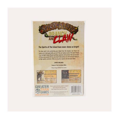 Spirit Island: Branch and Claw - Premium Foil Spirit Panels - EN-SISL-FLBC