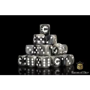 Conquest - Baron of Dice: Conquest Logo on Black Dice-PBW8513