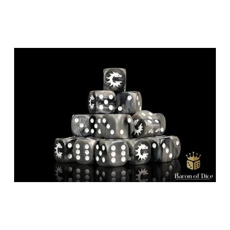 Conquest - Baron of Dice: Conquest Logo on Black Dice-PBW8513