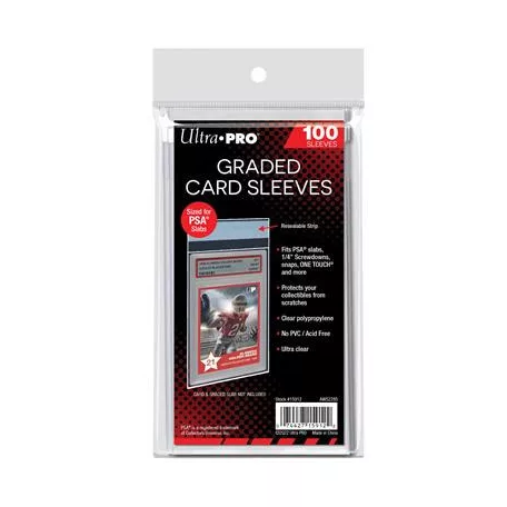 UP - Graded Card Sleeves Resealable for PSA (100 Sleeves)-15912