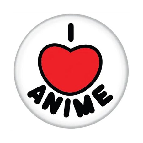 I Heart Anime Button-86184