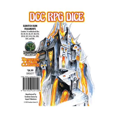 DCC Dice - Eldritch Ruin-GMG6066