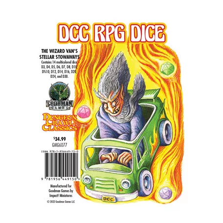 DCC RPG Dice - The Wizard Van's Stellar Stowaways-GMG6067
