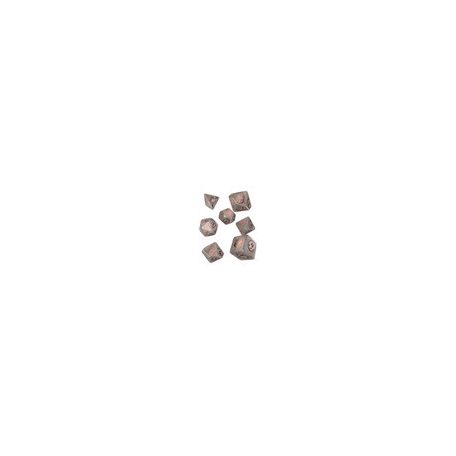 Dragons Dice Set: Quartz (7)-SDRA09