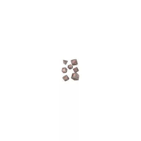 Dragons Dice Set: Quartz (7)-SDRA09