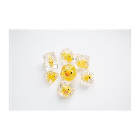 Gamegenic - Embraced Series - Rubber Duck - RPG Dice Set (7pcs)-GGS50001ML