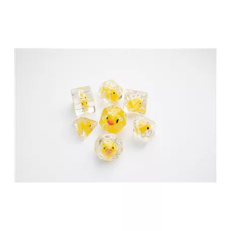 Gamegenic - Embraced Series - Rubber Duck - RPG Dice Set (7pcs)-GGS50001ML