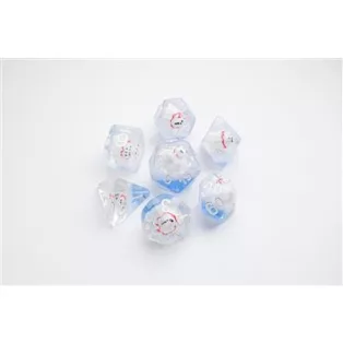 Gamegenic - Embraced Series - Polar Bear - RPG Dice Set (7pcs)-GGS50003ML