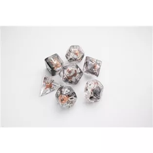 Gamegenic - Embraced Series - Shield & Weapons - RPG Dice Set (7pcs)-GGS50005ML
