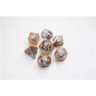 Gamegenic - Embraced Series - Death Valley - RPG Dice Set (7pcs)-GGS50007ML