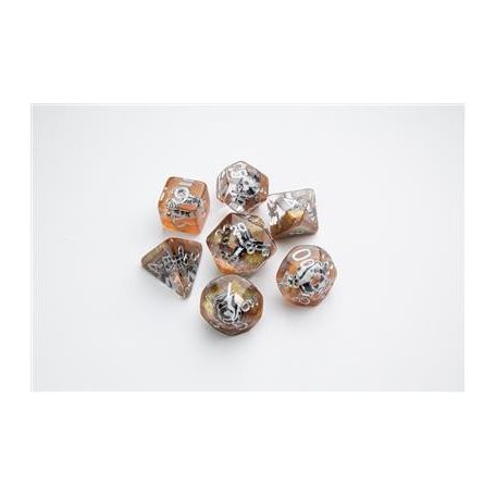 Gamegenic - Embraced Series - Death Valley - RPG Dice Set (7pcs)-GGS50007ML