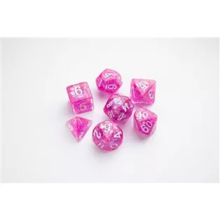 Gamegenic - Candy-like Series - Rasberry - RPG Dice Set (7pcs)-GGS50009ML
