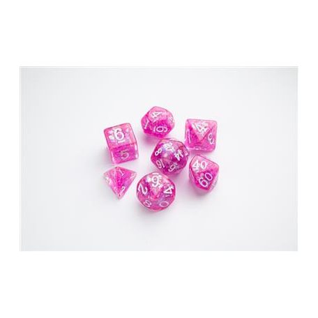 Gamegenic - Candy-like Series - Rasberry - RPG Dice Set (7pcs)-GGS50009ML