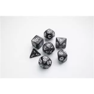 Gamegenic - Galaxy Series - Moon - RPG Dice Set (7pcs)-GGS50014ML
