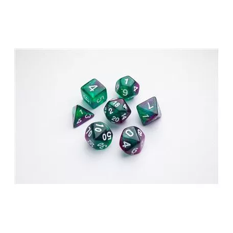 Gamegenic - Galaxy Series - Aurora - RPG Dice Set (7pcs)-GGS50016ML