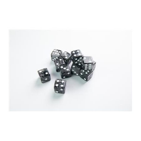 Gamegenic - Galaxy Series - Moon - D6 Dice Set 16 mm (12 pcs)-GGS50019ML