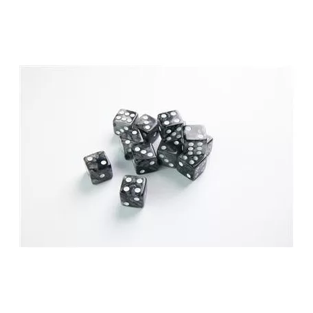Gamegenic - Galaxy Series - Moon - D6 Dice Set 16 mm (12 pcs)-GGS50019ML