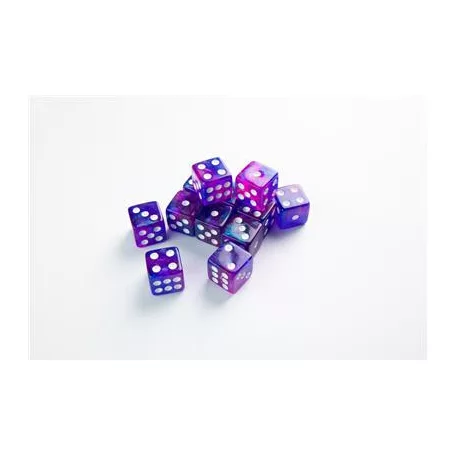 Gamegenic - Galaxy Series - Nebula - D6 Dice Set 16 mm (12 pcs)-GGS50022ML