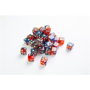 Gamegenic - Galaxy Series - Mars - D6 Dice Set 12 mm (36 pcs)-GGS50025ML