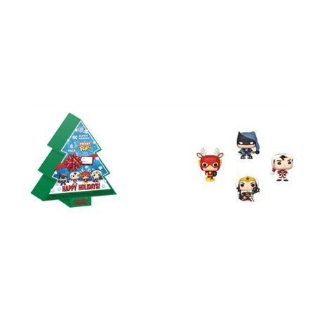 Funko POP! Pocket POP! DC Holiday - Tree Holiday Box 4PC-FK65542