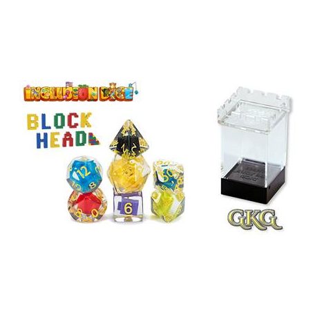 Inclusion Dice - Block Head (7 Dice Set)-GKGID4321