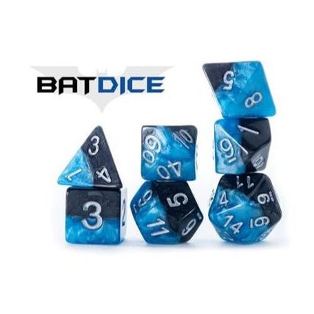 Halfsies Dice Bat Dice (7 Dice Set)-GKGH38