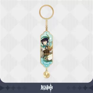 Genshin Impact - Character Drawing Card Metal Keychain - Venti-SAK31868