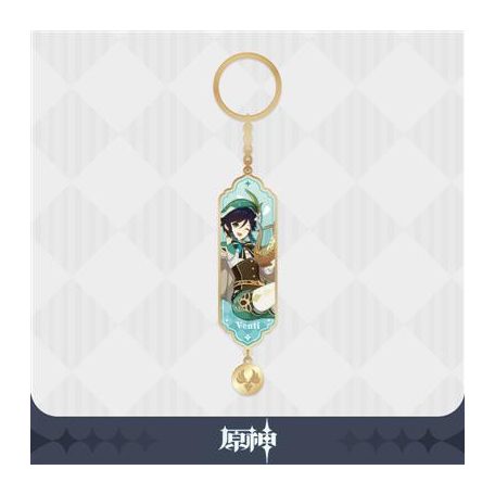 Genshin Impact - Character Drawing Card Metal Keychain: Venti-SAK31868