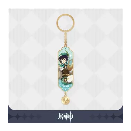 Genshin Impact - Character Drawing Card Metal Keychain - Venti-SAK31868