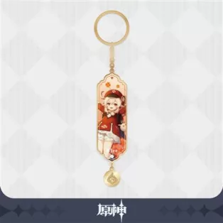 Genshin Impact - Character Drawing Card Metal Keychain - Klee-SAK35576
