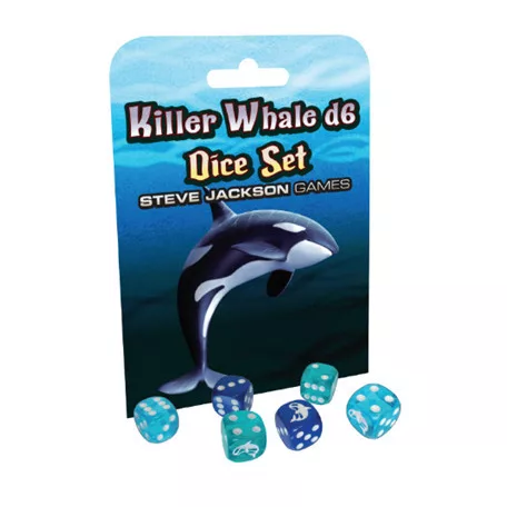 Killer Whale d6 Dice Set-SJG5900-10