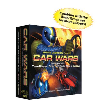 Car Wars 6th Edition Two-Player Starter Set Red/Yellow - EN-SJG2405