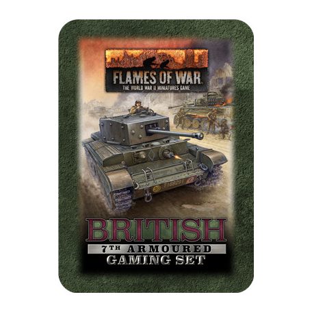Flames Of War - British 7th Armoured Gaming Set - EN-TD049