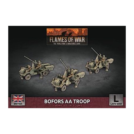 Flames Of War - Bofors SP AA Troop (3x) - EN-BBX74