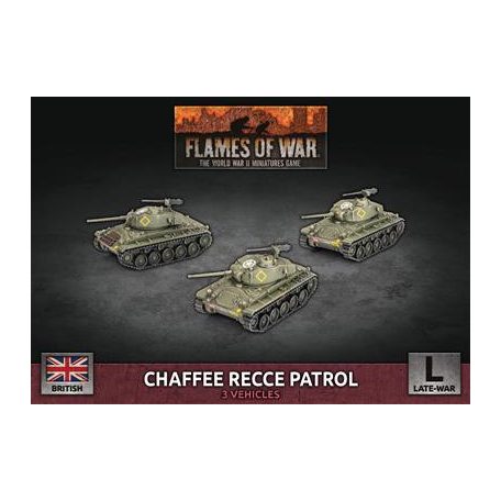 Flames Of War - Chaffee Recce Patrol (3x Plastic) - EN-BBX75