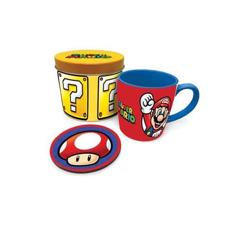 Super Mario - Lets A Go Mug Tin Set-GP86086