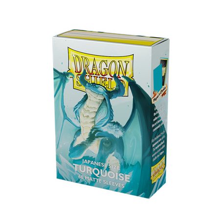Dragon Shield Japanese size Matte Sleeves Turquoise 'Yadolom' (60 Sleeves)-AT-11155