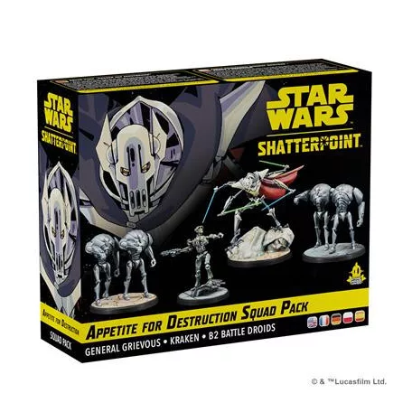 Star Wars: Shatterpoint - Appetite for Destruction - General Grievous Squad Pack - EN/FR/DE/PL/ES-SWP05