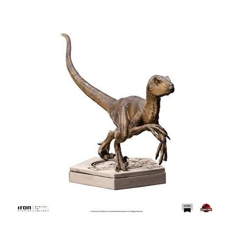 Jurassic World Icons - Velociraptor B Statue-UNIVJP75122-IC