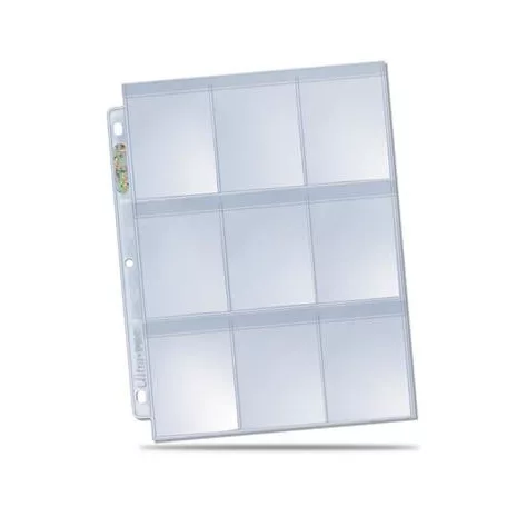 UP - Secure Platinum - 9-Pocket Pages (3 Hole) Display (100 Pages)-84732