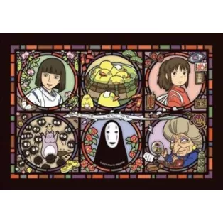 Spirited Away - Stained glass Jigsaw Puzzle 208P No Face-ENSKY-18662